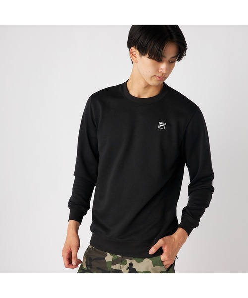 FILA(フィラ)の「FILA フィラ ワンポイント スウェット トレーナー(スウェット・メンズ・ブラック/ホワイト/ネイビー・LL/M/L)」の8枚目の写真