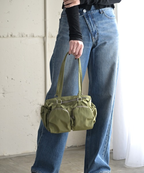 enlit(エンリット)の「【 enlit / エンリット 】 ダブルポケット ショルダーバッグ(ショルダーバッグ・レディース・アイボリー/ブラック/カーキ・FREE)」の14枚目の写真