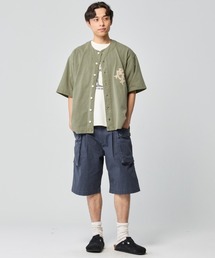 KRIFF MAYER（クリフメイヤー）の「ピグメントベースボールシャツ（カーディガン/ボレロ）」