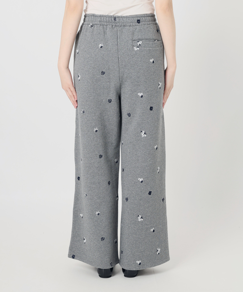 U by SPICK&SPAN(ユーバイスピックアンドスパン)の「ルーズストレート刺繍スウェットパンツ(スウェットパンツ・レディース・チャコールグレー・38/36)」の19枚目の写真