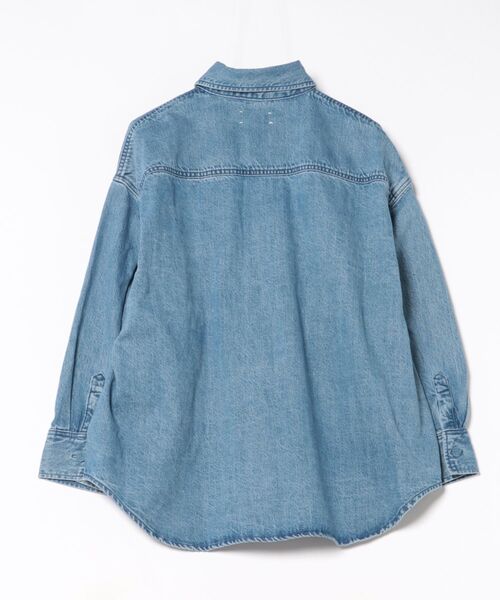 Scrap Book（スクラップブック）の「【upper hights】THE MORGAN（シャツ/ブラウス・レディース・ブルー・1）」の2枚目の写真