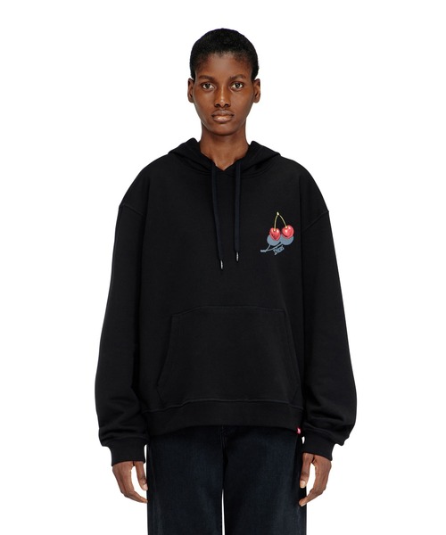 DIESEL(ディーゼル)の「メンズ パーカー SV-S-NORM-HOOD-CHER(パーカー・メンズ・ホワイト系その他/ブラック系その他・MEDIUM/SMALL/LARGE/X-LARGE)」の11枚目の写真