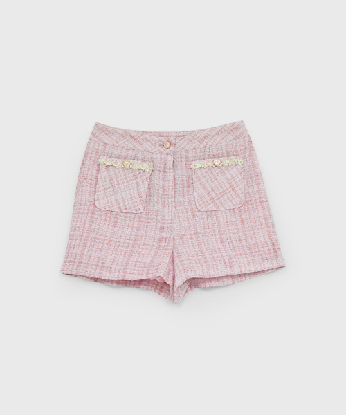 320SHOWROOM(320ショールーム)の「Tape Trimming Tweed Shorts Pink(その他パンツ・レディース・その他・SMALL/MEDIUM)」の5枚目の写真