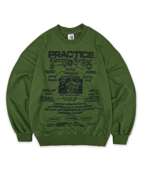 DEFYCLUBROBBERS(ディファイクラブロバース)の「Routine Sweatshirt (Olive)(スウェット・レディース・その他・MEDIUM/LARGE)」の1枚目の写真
