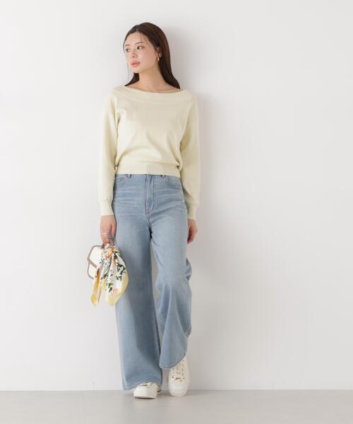 a/mie(アミー)の「<a>ワイドデニム / 1216139200(デニムパンツ・レディース・ブルー/ネイビー・SMALL/MEDIUM/P/S/PSS)」の13枚目の写真