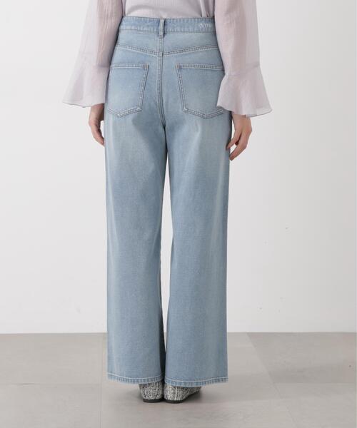 a/mie(アミー)の「<a>ワイドデニム / 1216139200(デニムパンツ・レディース・ブルー/ネイビー・SMALL/MEDIUM/P/S/PSS)」の7枚目の写真