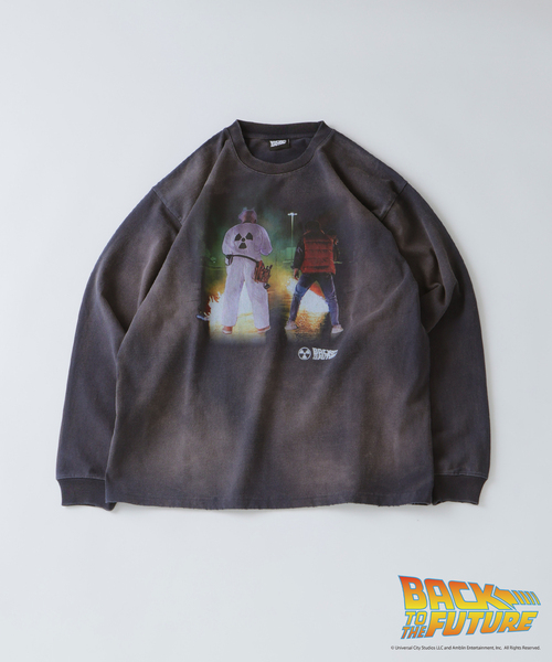 BACK TO THE FUTURE 別注 ダメージ加工 ロングスリーブ T（Tシャツ