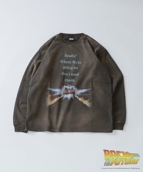 BACK TO THE FUTURE 別注 ダメージ加工 ロングスリーブ T（Tシャツ