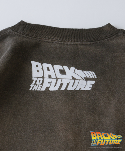 JOURNAL STANDARD relume(ジャーナルスタンダード レリューム)の「BACK TO THE FUTURE 別注 ダメージ加工 ロングスリーブ T(Tシャツ/カットソー・メンズ・ネイビー/ブラック/チャコールグレー/ライトグレー・MEDIUM/LARGE)」の18枚目の写真