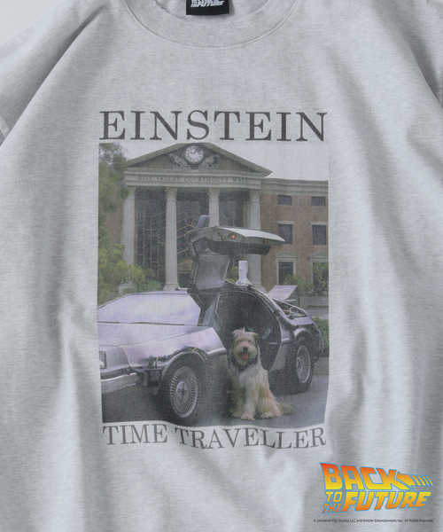 JOURNAL STANDARD relume(ジャーナルスタンダード レリューム)の「BACK TO THE FUTURE 別注 ダメージ加工 ロングスリーブ T(Tシャツ/カットソー・メンズ・ネイビー/ブラック/チャコールグレー/ライトグレー・MEDIUM/LARGE)」の19枚目の写真