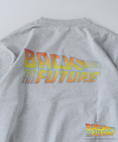 JOURNAL STANDARD relume(ジャーナルスタンダード レリューム)の「BACK TO THE FUTURE 別注 ダメージ加工 ロングスリーブ T(Tシャツ/カットソー・メンズ・ネイビー/ブラック/チャコールグレー/ライトグレー・MEDIUM/LARGE)」の21枚目の写真