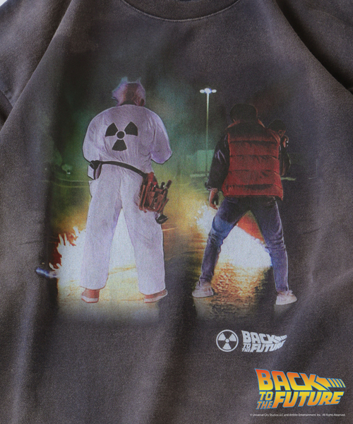 JOURNAL STANDARD relume(ジャーナルスタンダード レリューム)の「BACK TO THE FUTURE 別注 ダメージ加工 ロングスリーブ T(Tシャツ/カットソー・メンズ・ネイビー/ブラック/チャコールグレー/ライトグレー・MEDIUM/LARGE)」の22枚目の写真