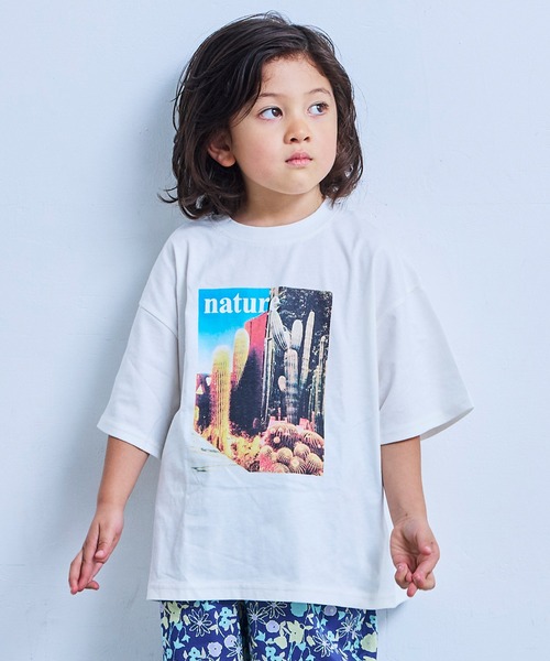 Life Support Products(ライフサポートプロダクツ)の「【COTTON from U.S.A】ビッグシルエットフォトプリントTシャツ(Tシャツ/カットソー・キッズ・ブラック系2/ホワイト系4/ブラック系1/ホワイト系3/ブラック系3/ホワイト系2/ホワイト系1/ブラック系4・90/80/100/95/110/150/140/130/120)」の11枚目の写真