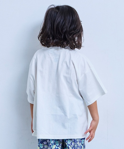 Life Support Products(ライフサポートプロダクツ)の「【COTTON from U.S.A】ビッグシルエットフォトプリントTシャツ(Tシャツ/カットソー・キッズ・ブラック系2/ホワイト系4/ブラック系1/ホワイト系3/ブラック系3/ホワイト系2/ホワイト系1/ブラック系4・90/80/100/95/110/150/140/130/120)」の12枚目の写真