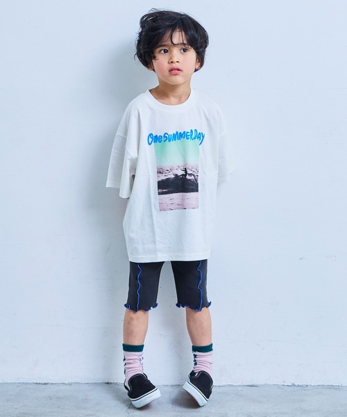 Life Support Products(ライフサポートプロダクツ)の「【COTTON from U.S.A】ビッグシルエットフォトプリントTシャツ(Tシャツ/カットソー・キッズ・ブラック系2/ホワイト系4/ブラック系1/ホワイト系3/ブラック系3/ホワイト系2/ホワイト系1/ブラック系4・90/80/100/95/110/150/140/130/120)」の17枚目の写真
