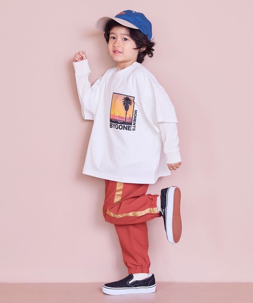 Life Support Products(ライフサポートプロダクツ)の「【COTTON from U.S.A】ビッグシルエットフォトプリントTシャツ(Tシャツ/カットソー・キッズ・ブラック系2/ホワイト系4/ブラック系1/ホワイト系3/ブラック系3/ホワイト系2/ホワイト系1/ブラック系4・90/80/100/95/110/150/140/130/120)」の21枚目の写真
