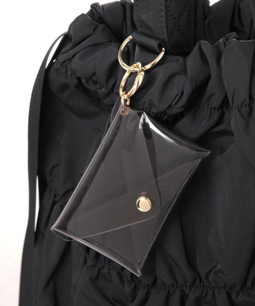 GLOBAL WORK（グローバルワーク）の「推しごとギャザーナップサック/629617（バックパック/リュック・レディース・チャコールグレー/ブラック・FREE）」の11枚目の写真