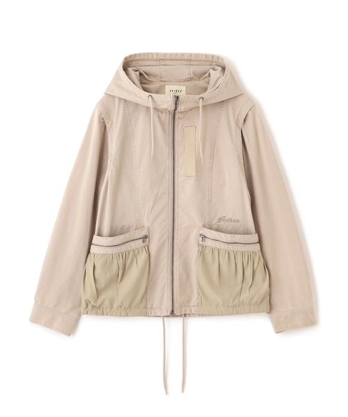 AVIREX(アヴィレックス)の「MILITARY ZIP POCKET DETACHABLE JACKET(ブルゾン・レディース・オリーブ/マスタード/ベージュ・S/M)」の22枚目の写真