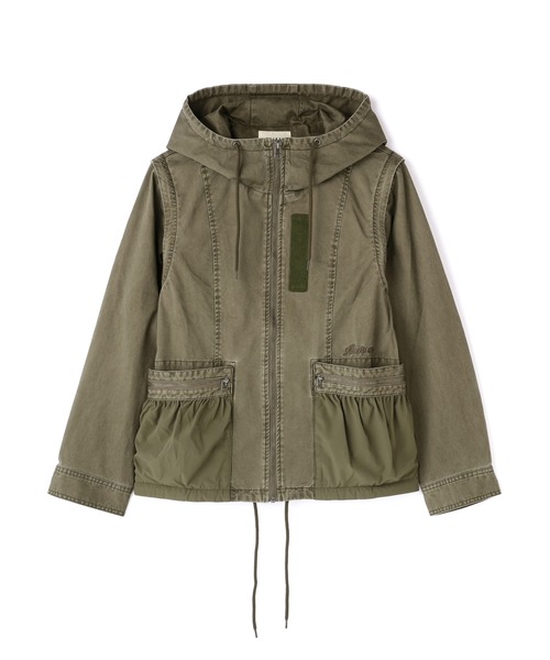 AVIREX(アヴィレックス)の「MILITARY ZIP POCKET DETACHABLE JACKET(ブルゾン・レディース・オリーブ/マスタード/ベージュ・S/M)」の17枚目の写真