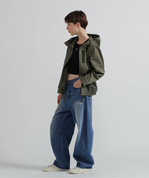 AVIREX(アヴィレックス)の「MILITARY ZIP POCKET DETACHABLE JACKET(ブルゾン・レディース・オリーブ/マスタード/ベージュ・S/M)」の5枚目の写真