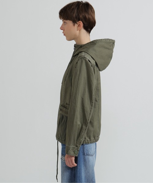 AVIREX(アヴィレックス)の「MILITARY ZIP POCKET DETACHABLE JACKET(ブルゾン・レディース・オリーブ/マスタード/ベージュ・S/M)」の7枚目の写真