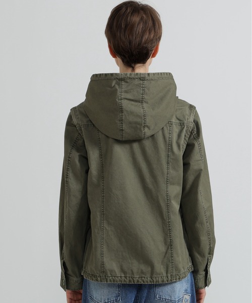 AVIREX(アヴィレックス)の「MILITARY ZIP POCKET DETACHABLE JACKET(ブルゾン・レディース・オリーブ/マスタード/ベージュ・S/M)」の8枚目の写真