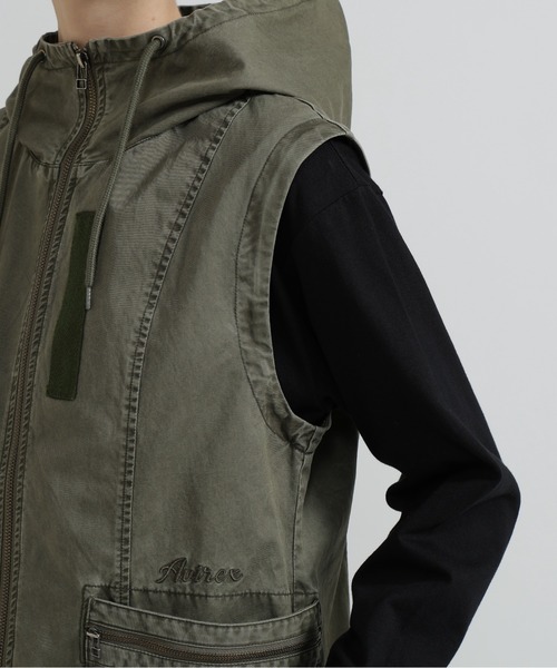AVIREX(アヴィレックス)の「MILITARY ZIP POCKET DETACHABLE JACKET(ブルゾン・レディース・オリーブ/マスタード/ベージュ・S/M)」の16枚目の写真