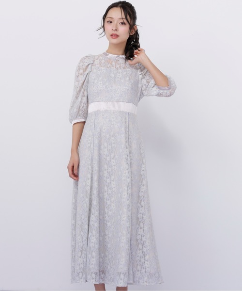 JILL by JILL STUART(ジルバイジルスチュアート)の「レースワンピース(ワンピース・レディース・ネイビー/ホワイト/ラベンダー・FREE)」の5枚目の写真