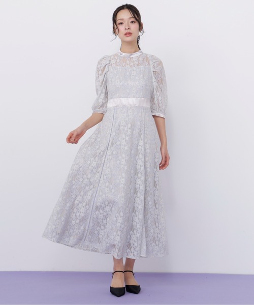 JILL by JILL STUART(ジルバイジルスチュアート)の「レースワンピース(ワンピース・レディース・ネイビー/ホワイト/ラベンダー・FREE)」の11枚目の写真
