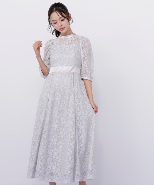 JILL by JILL STUART(ジルバイジルスチュアート)の「レースワンピース(ワンピース・レディース・ネイビー/ホワイト/ラベンダー・FREE)」の6枚目の写真