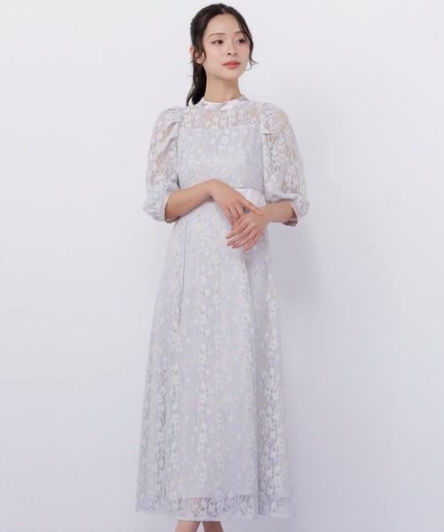 JILL by JILL STUART(ジルバイジルスチュアート)の「レースワンピース(ワンピース・レディース・ネイビー/ホワイト/ラベンダー・FREE)」の7枚目の写真