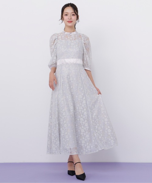 JILL by JILL STUART(ジルバイジルスチュアート)の「レースワンピース(ワンピース・レディース・ネイビー/ホワイト/ラベンダー・FREE)」の12枚目の写真