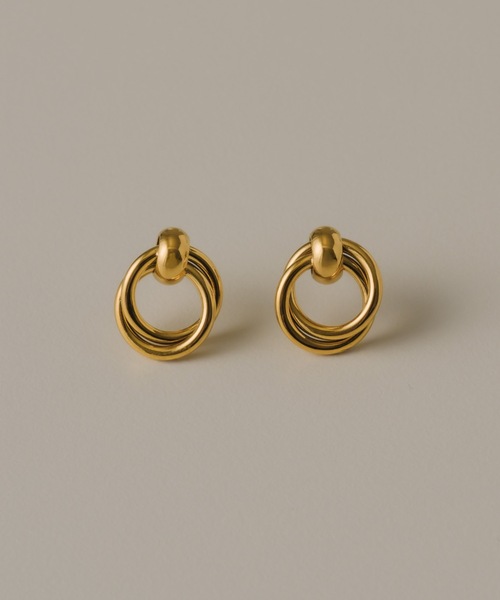 muku(ムク)の「PIERCE/TRIPATITE(ピアス(両耳用)・レディース・シルバー/ゴールド・FREE)」の4枚目の写真