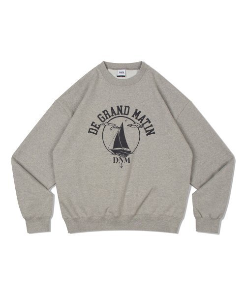 DE GRAND MATIN（ディグランドマーティン）の「V.HEAVY SWEAT YACHT_MELANGE GRAY（スウェット・メンズ・その他・FREE）」の2枚目の写真