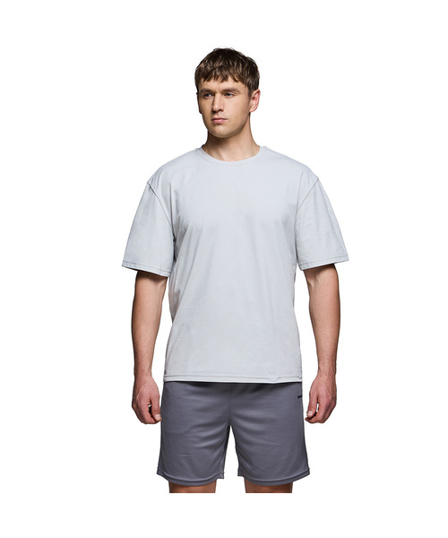 TESLA(テスラ)の「ソロナクーリングオーバーサイズ半袖Tシャツ(Tシャツ/カットソー・メンズ・ホワイト/グレー/ブラック・S/M/L/XL/2XL/XXX-LARGE)」の3枚目の写真