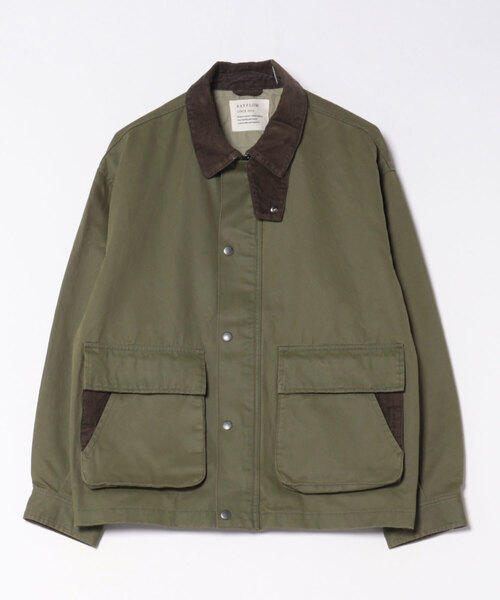 BAYFLOW(ベイフロー)の「ワークハンティングジャケット(ブルゾン・メンズ・ライトグレー/ブラウン/カーキ/オリーブ・LARGE/MEDIUM)」の3枚目の写真