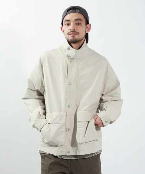 BAYFLOW（ベイフロー）の「ワークハンティングジャケット（ブルゾン・メンズ・ライトグレー/ブラウン・LARGE/MEDIUM）」の4枚目の写真