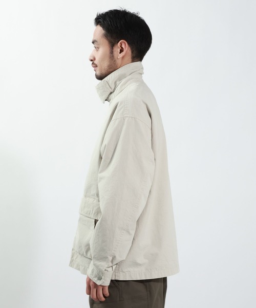 BAYFLOW（ベイフロー）の「ワークハンティングジャケット（ブルゾン・メンズ・ライトグレー/ブラウン・LARGE/MEDIUM）」の12枚目の写真