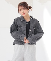 Honeys（ハニーズ）の「ショート丈Ｇジャン（デニムジャケット）」