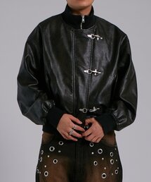 WHO'S WHO gallery（フーズフーギャラリー）の「ヴィンテージライクレザーファイヤーマンブルゾン（ブルゾン）」