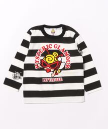 HYSTERIC MINI | LITTLE BEE ボーダー 長袖Tシャツ(Tシャツ/カットソー)