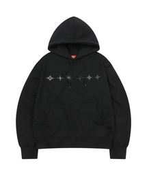 S'EST（エスイーエスティー）の「Star Hoodie Black（パーカー）」