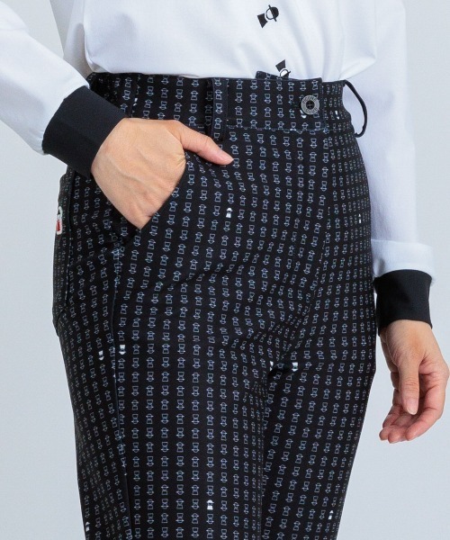 Picone CLUB（ピッコーネクラブ）の「総柄プリントUV冷感パンツ（その他パンツ・レディース・ブラック/ベージュ/ホワイト・LL/L/M）」の19枚目の写真