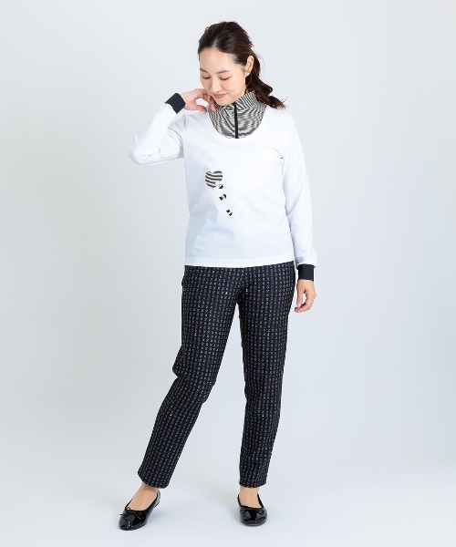 Picone CLUB（ピッコーネクラブ）の「総柄プリントUV冷感パンツ（その他パンツ・レディース・ブラック/ベージュ/ホワイト・LL/L/M）」の20枚目の写真