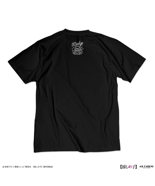 AIR TWOKYO(エアトゥーキョー)の「TVアニメ『【推しの子】』第2弾 モノトーンシーンイラストTシャツ 3(ルビー)ブラック(Tシャツ/カットソー・レディース・ブラック・X-LARGE/LARGE/MEDIUM/SMALL/XX-LARGE)」の3枚目の写真