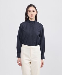 【EPOCA STORIA】フリルネックブラウス《WEB&EPOCA THE SHOP店舗限定》