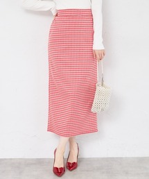 tocco closet | 【ZOZO限定】ギンガムチェックタイトスカート(スカート)