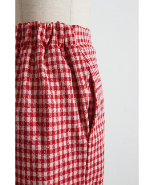 tocco closet(トッコ クローゼット)の「【ZOZO限定】ギンガムチェックタイトスカート(スカート・レディース・レッド/ブラック・M)」の12枚目の写真