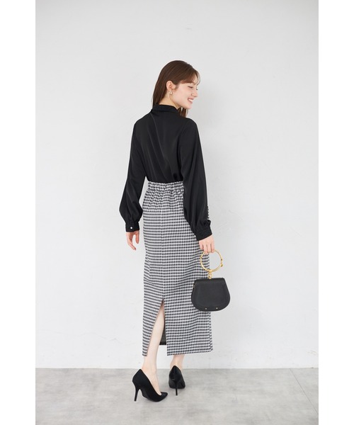 tocco closet(トッコ クローゼット)の「【ZOZO限定】ギンガムチェックタイトスカート(スカート・レディース・レッド/ブラック・M)」の15枚目の写真