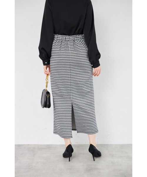 tocco closet(トッコ クローゼット)の「【ZOZO限定】ギンガムチェックタイトスカート(スカート・レディース・レッド/ブラック・M)」の19枚目の写真